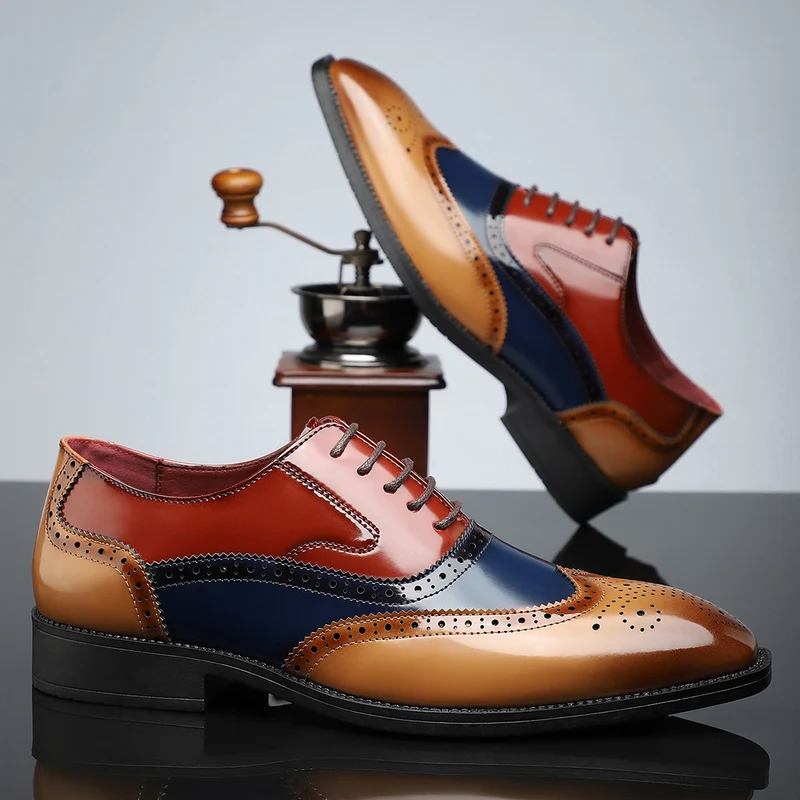 Elegant Leather Borgue Dress Shoes