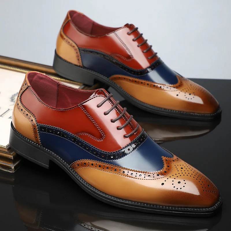 Elegant Leather Borgue Dress Shoes