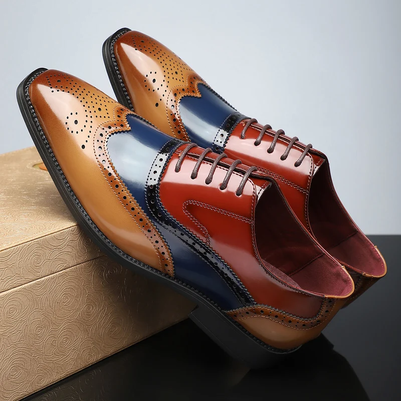 Elegant Leather Borgue Dress Shoes