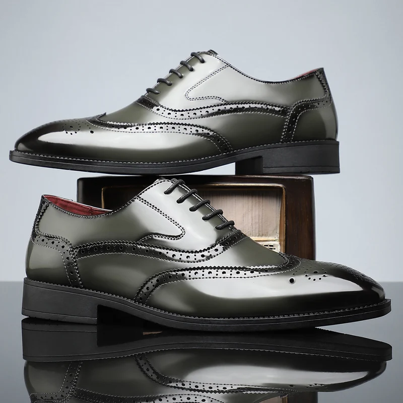 Elegant Leather Borgue Dress Shoes