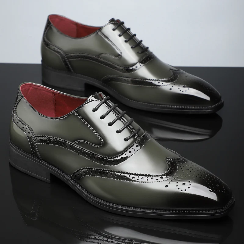 Elegant Leather Borgue Dress Shoes