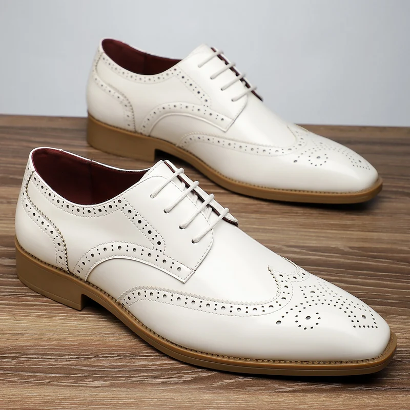 Elegant Leather Borgue Dress Shoes