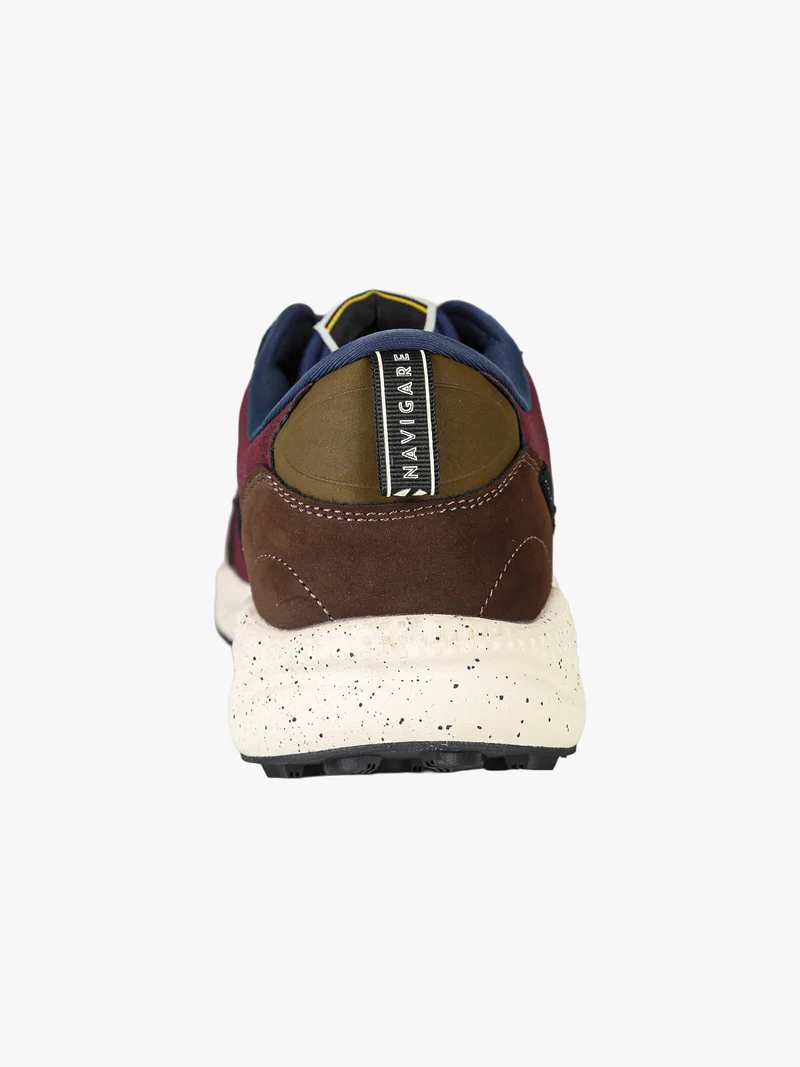 Sneakers stringate da uomo multicolore - blu scuro