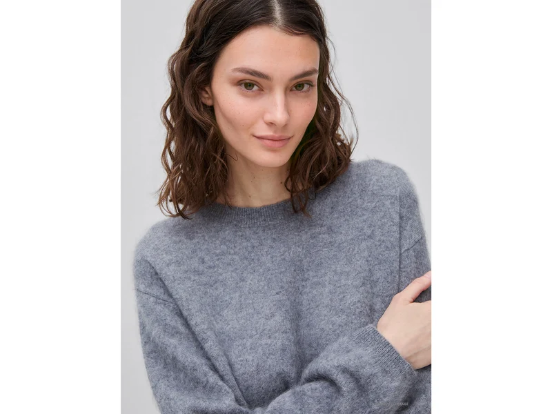 Oversized-Pullover aus Wolle, Kaschmir und Seide