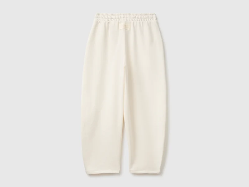 Jogginghose aus Fleece mit zylinderförmiger Passform