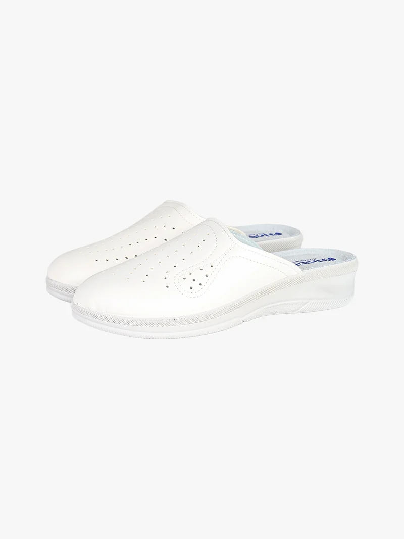 Ciabatte sanitarie da donna - bianco
