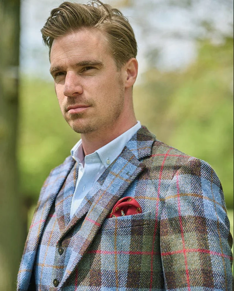 Harris Tweed Sakko "London" im Highland Check