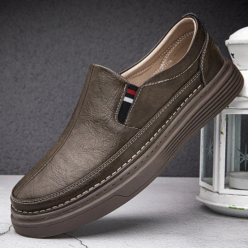 Elegant Leather Slip-On Shoes