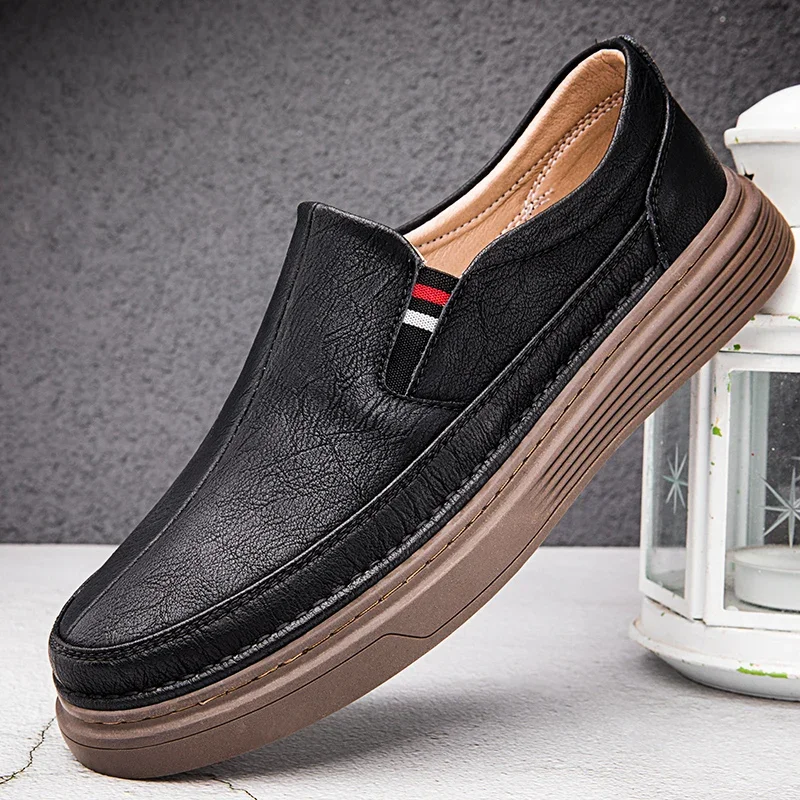 Elegant Leather Slip-On Shoes