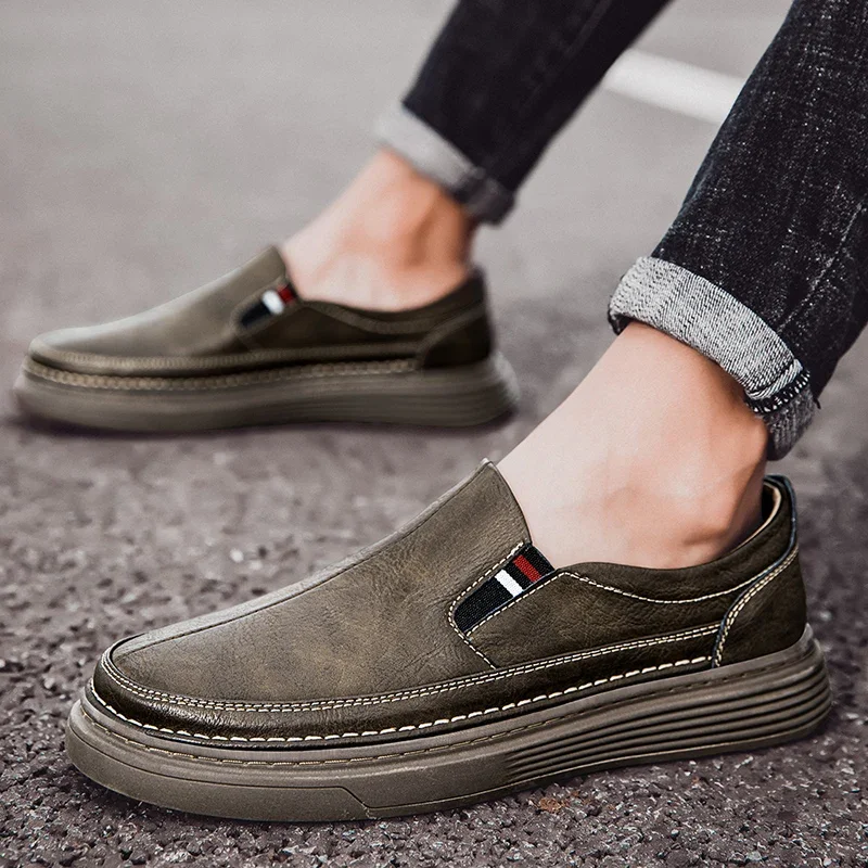 Elegant Leather Slip-On Shoes