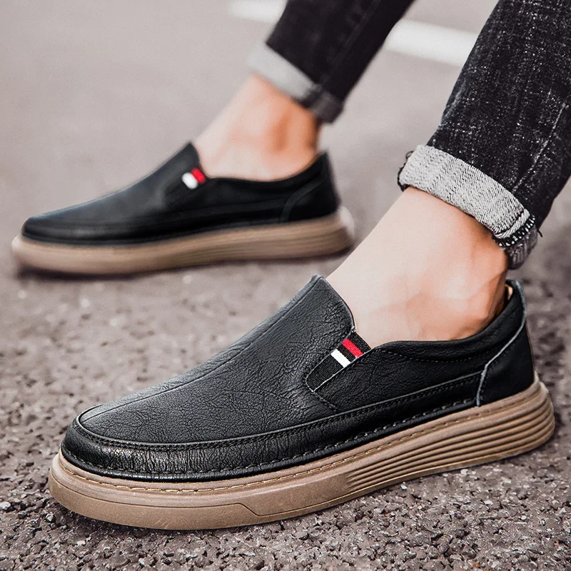 Elegant Leather Slip-On Shoes