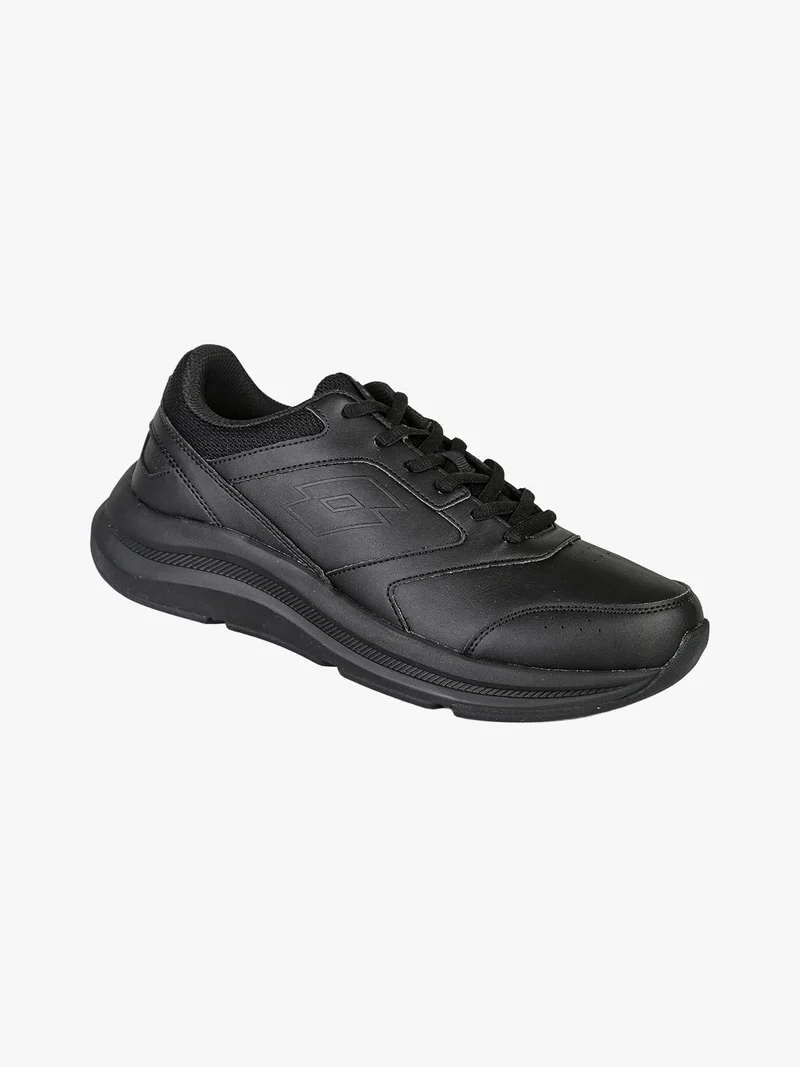 Sneakers sportive da uomo in ecopelle - nero