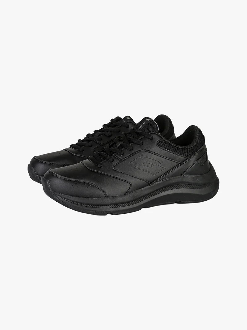 Sneakers sportive da uomo in ecopelle - nero