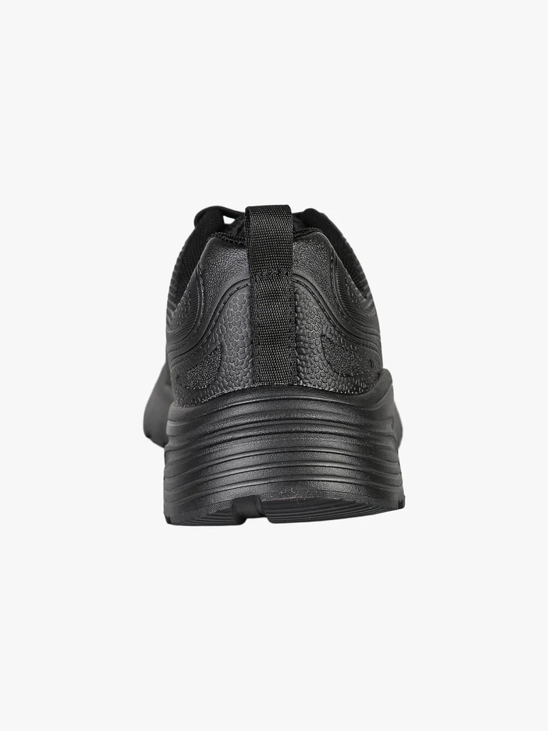NOVA Sneakers donna sportive in ecopelle - nero