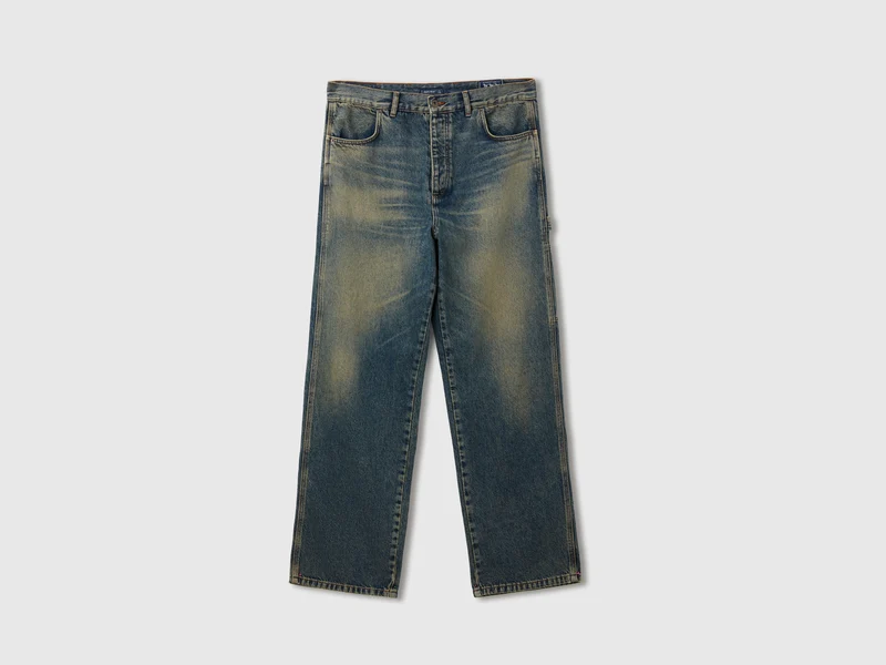 Carpenter-Fit Vintage-Waschung Jeans