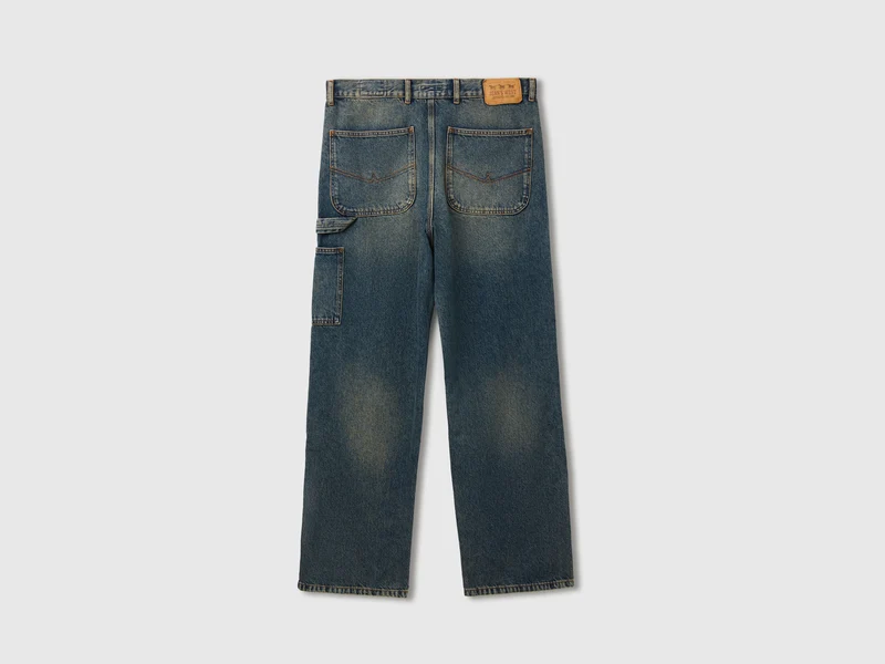 Carpenter-Fit Vintage-Waschung Jeans