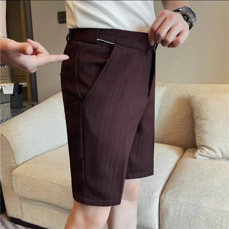 Elegant Waffle Shorts