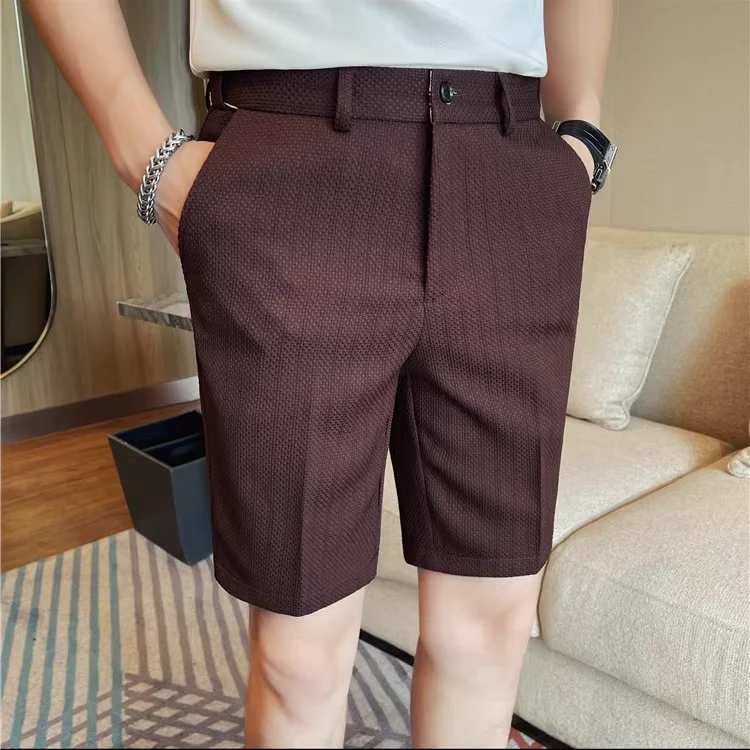 Elegant Waffle Shorts