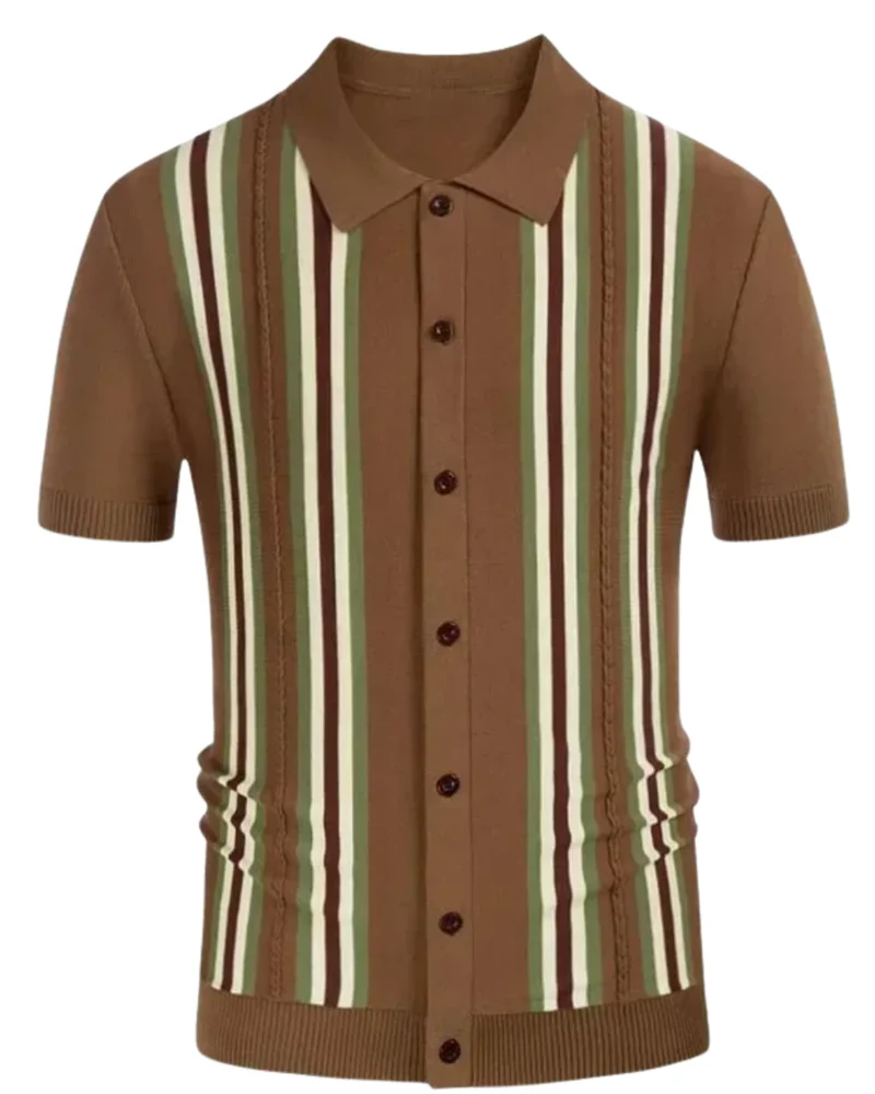 Short Sleeve Knitted Shirt