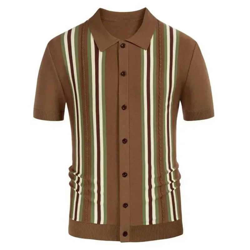Short Sleeve Knitted Shirt