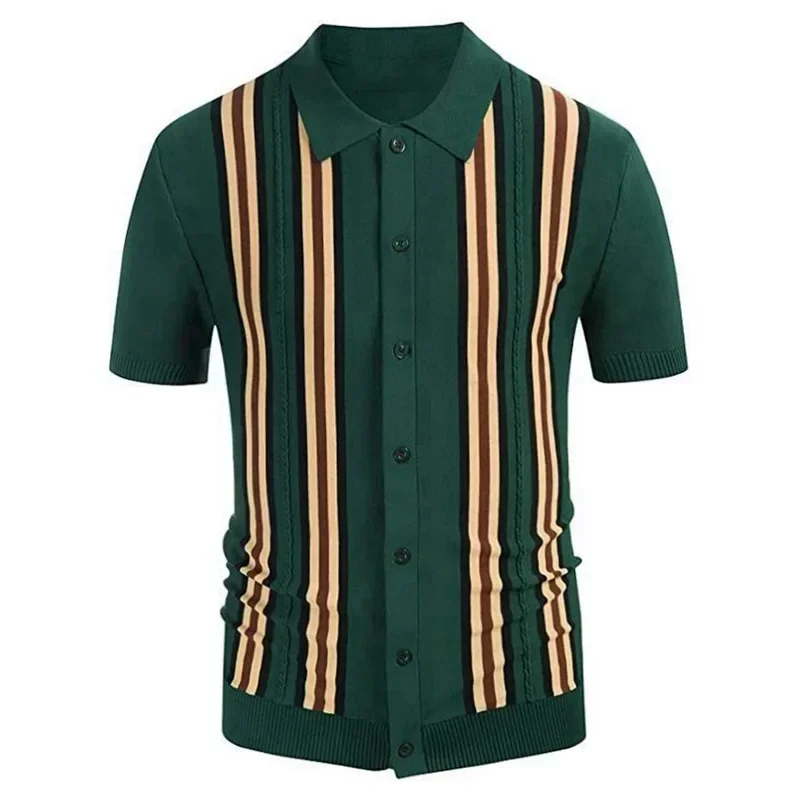 Short Sleeve Knitted Shirt