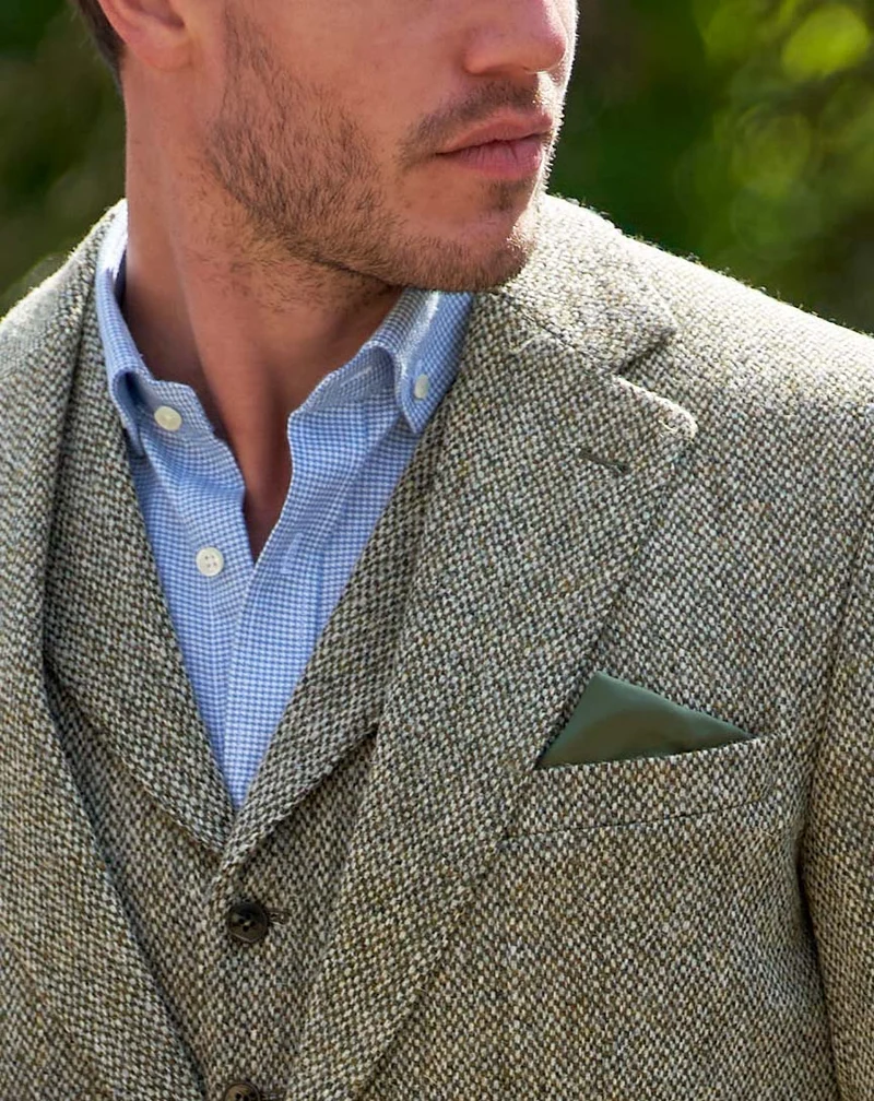 Harris Tweed Sakko "London" in multigreen