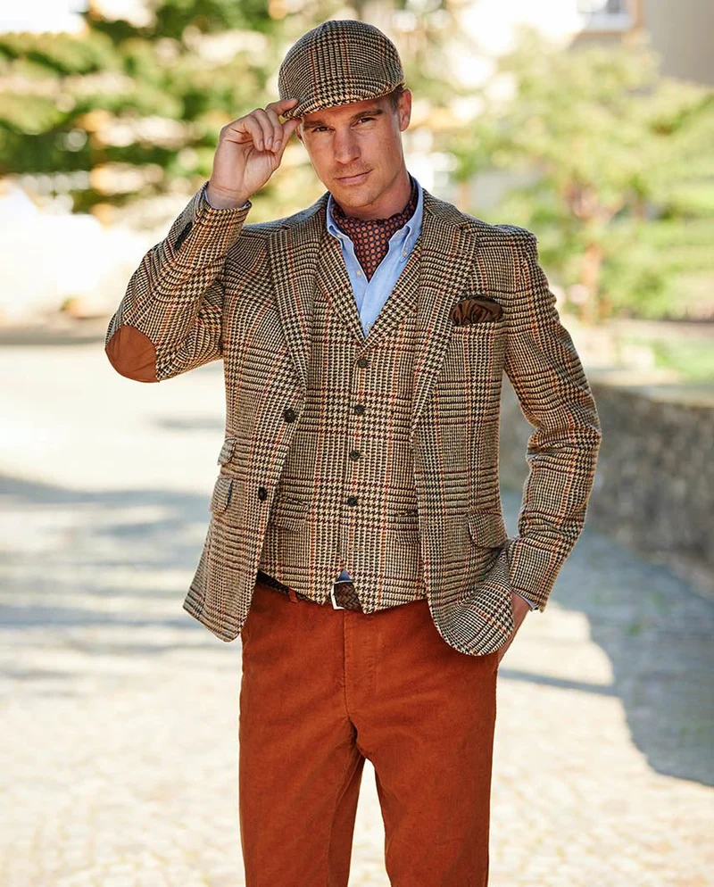 Harris Tweed Sakko "London" im scottish Check