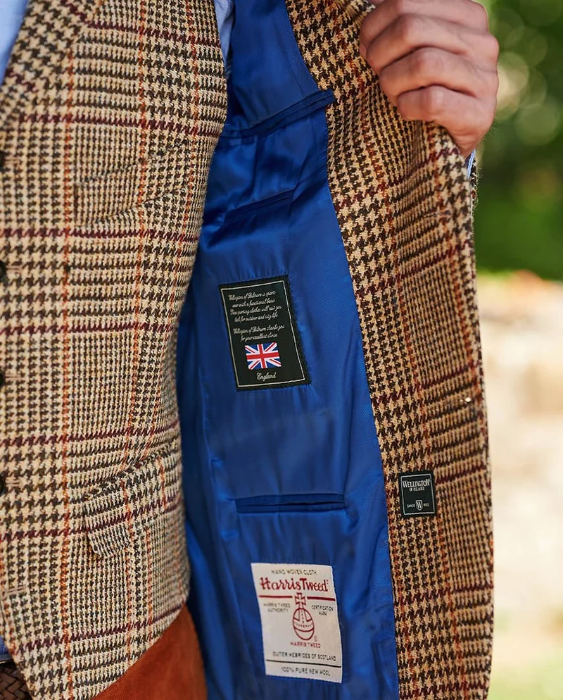 Harris Tweed Sakko "London" im scottish Check