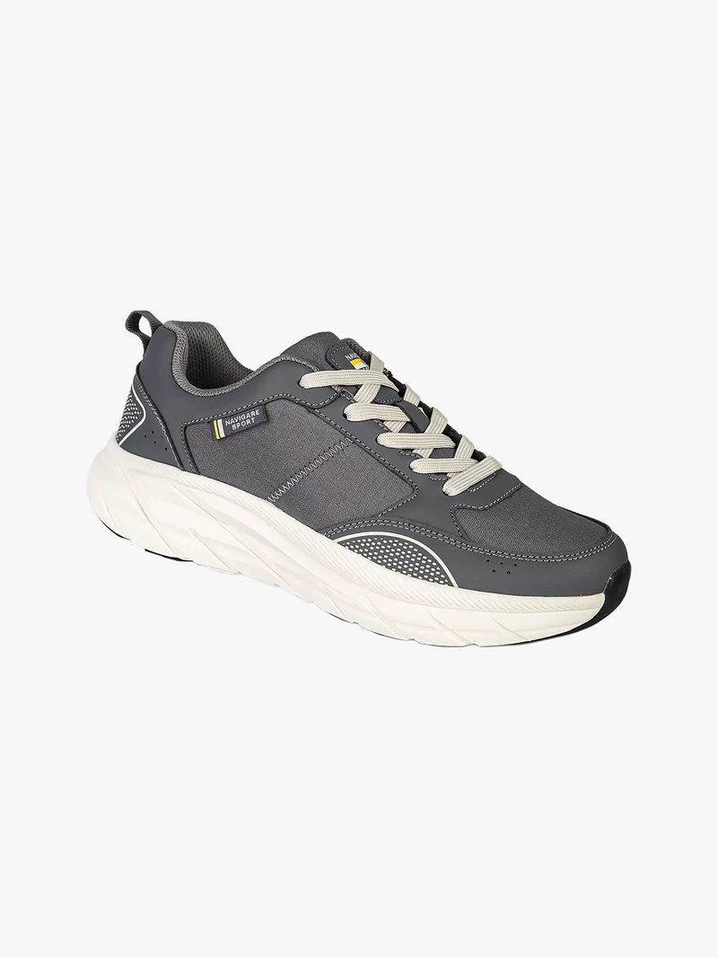 Sneakers da uomo stringate - grigio