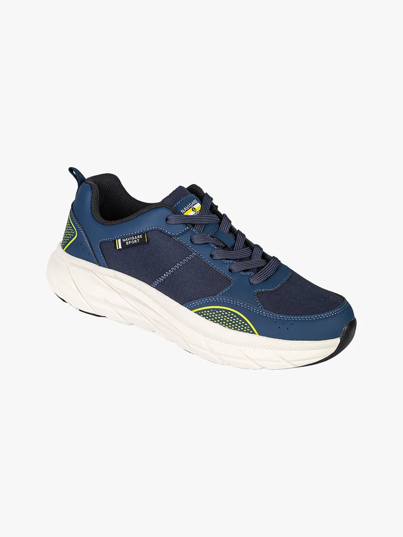 Sneakers da uomo stringate - blu scuro