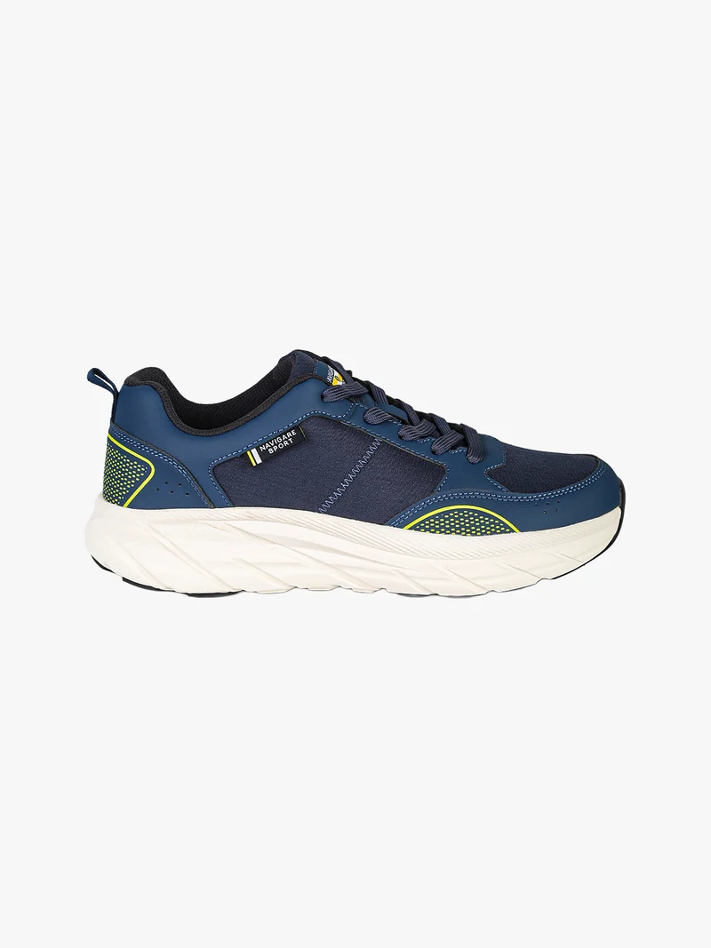 Sneakers da uomo stringate - blu scuro