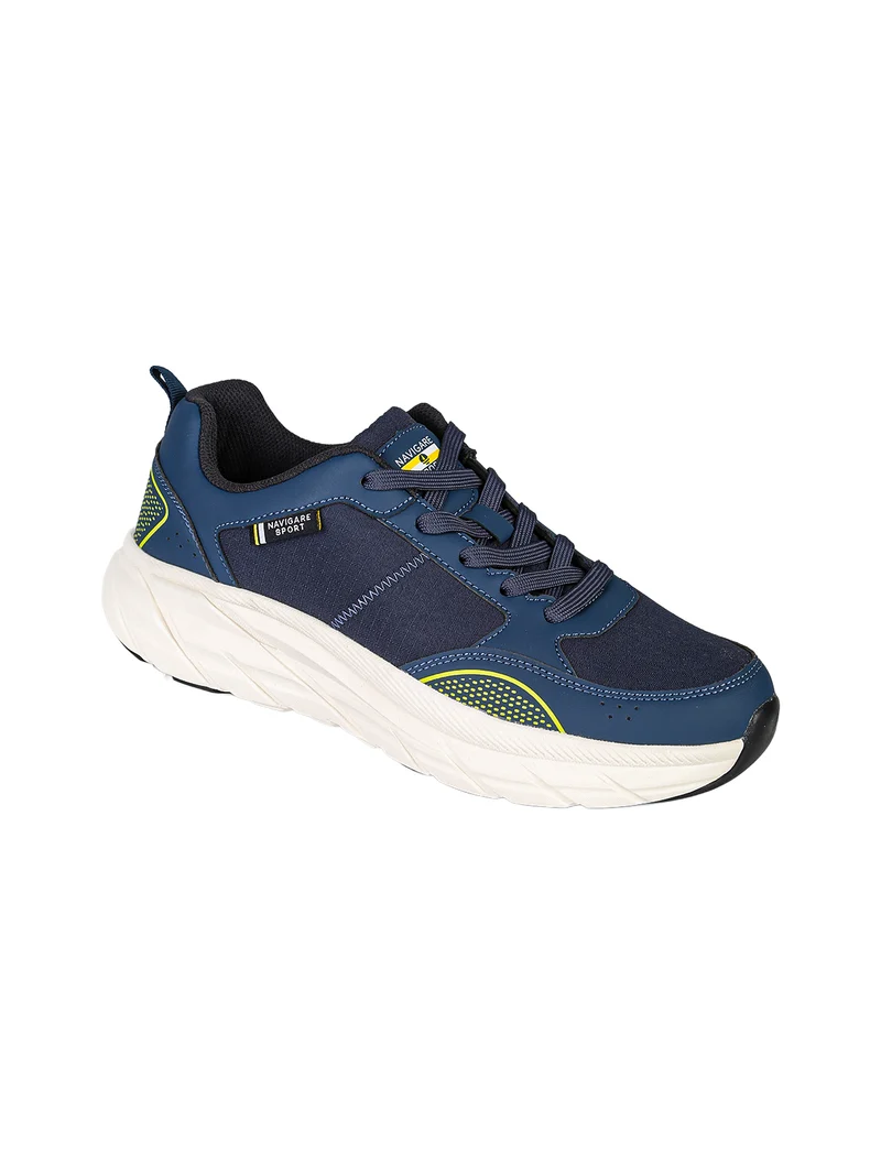 Sneakers da uomo stringate - blu scuro