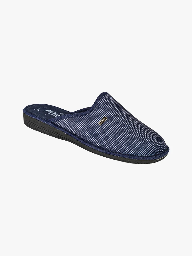 Pantofole da uomo in tessuto - blu