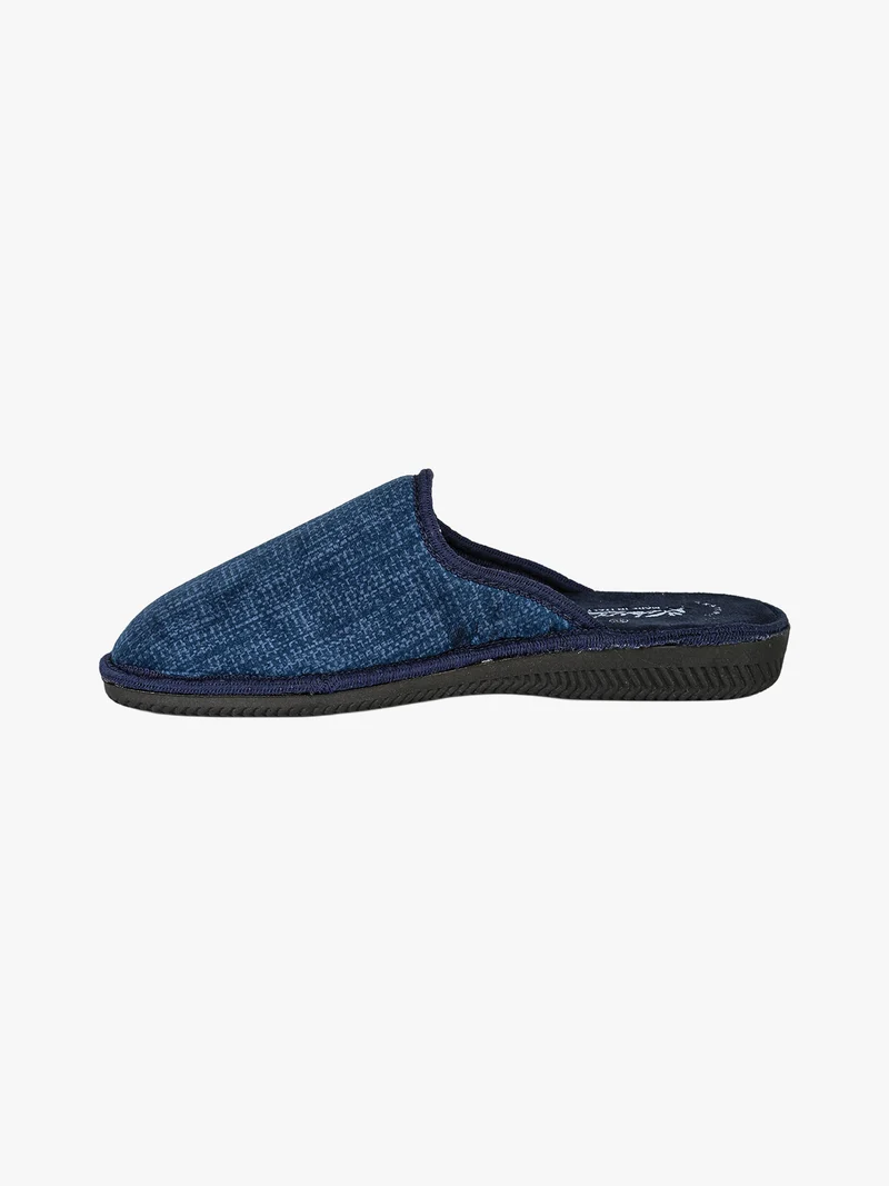 Pantofole da uomo in velluto - blu