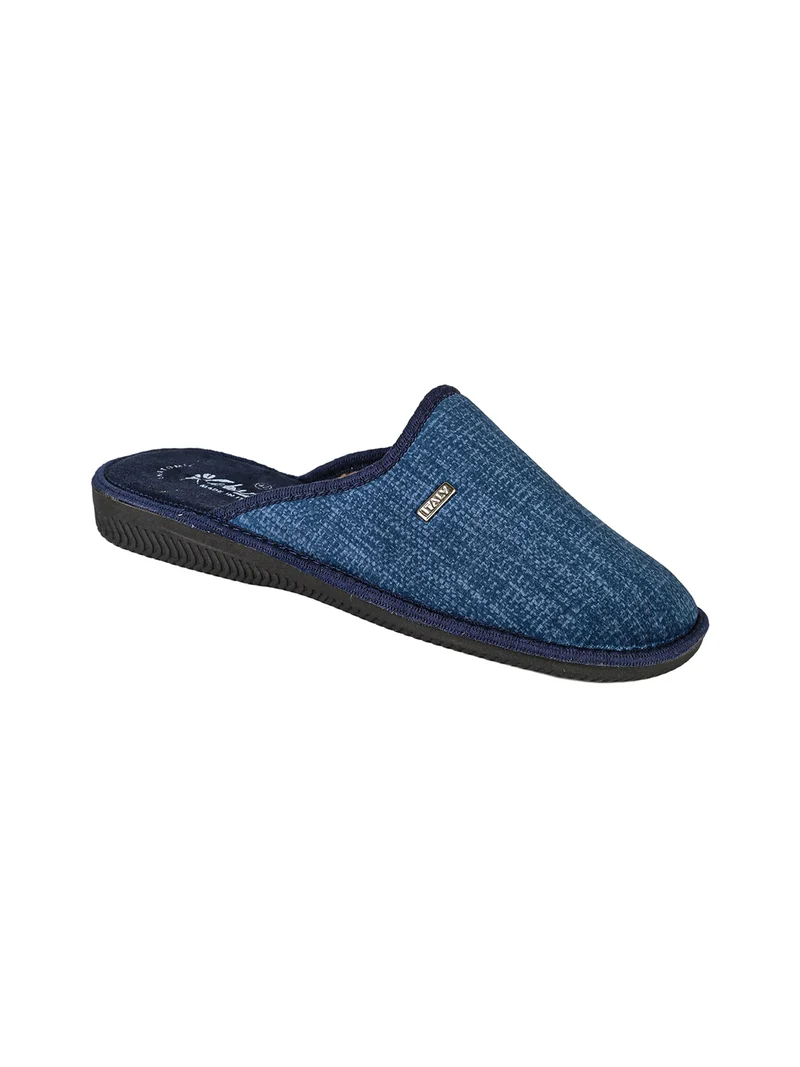 Pantofole da uomo in velluto - blu