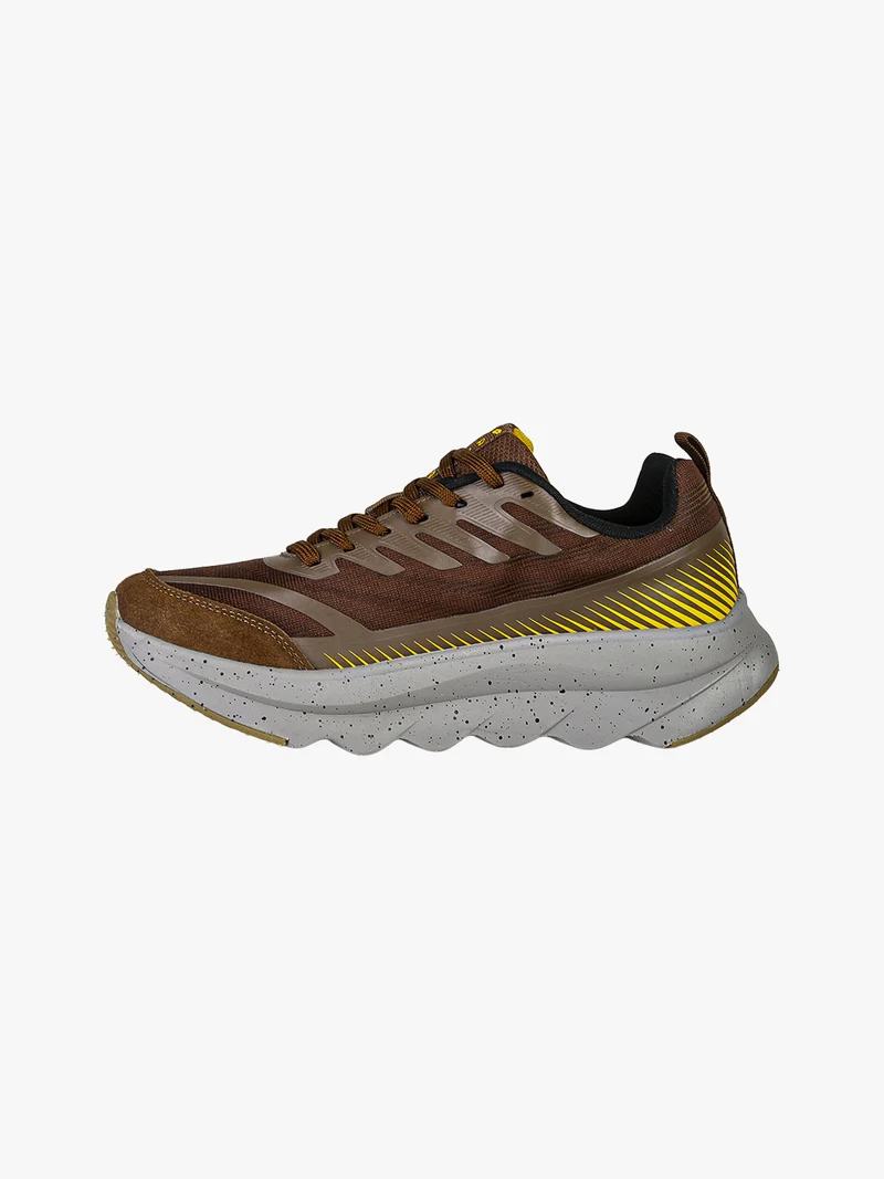 Sneakers sportive stringate da uomo - moro