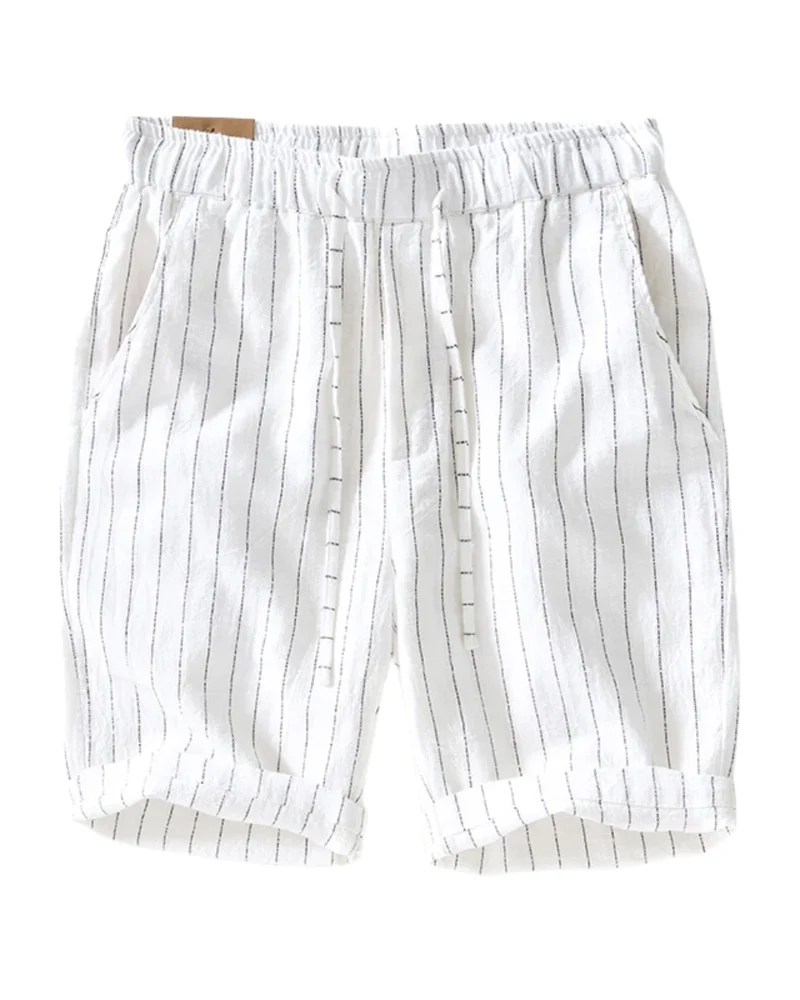 Elegant Cotton Linen Shorts