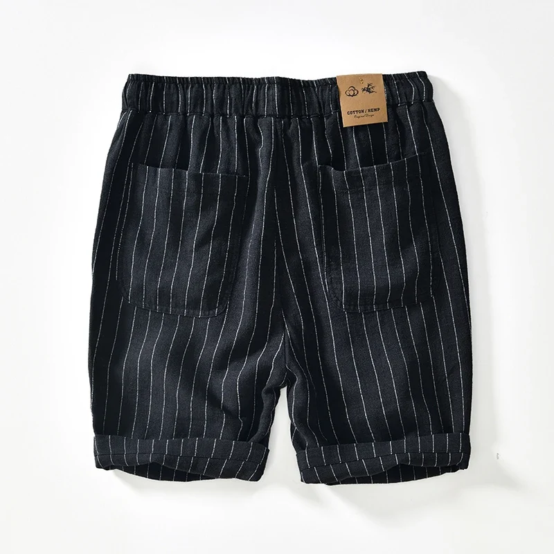Elegant Cotton Linen Shorts