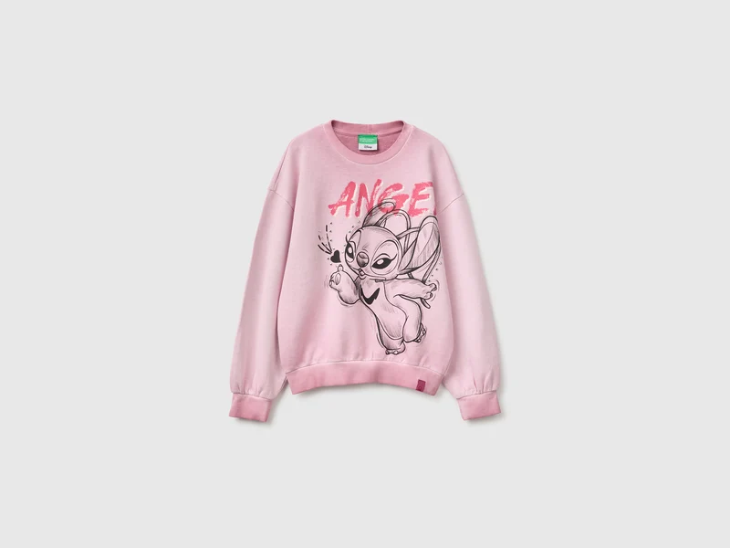 Oversize-Sweatshirt mit ©Disney Lilo & Stitch-Print