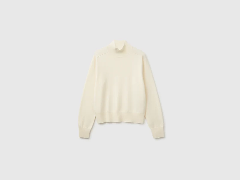 Rollkragenpullover aus Kaschmirmischung