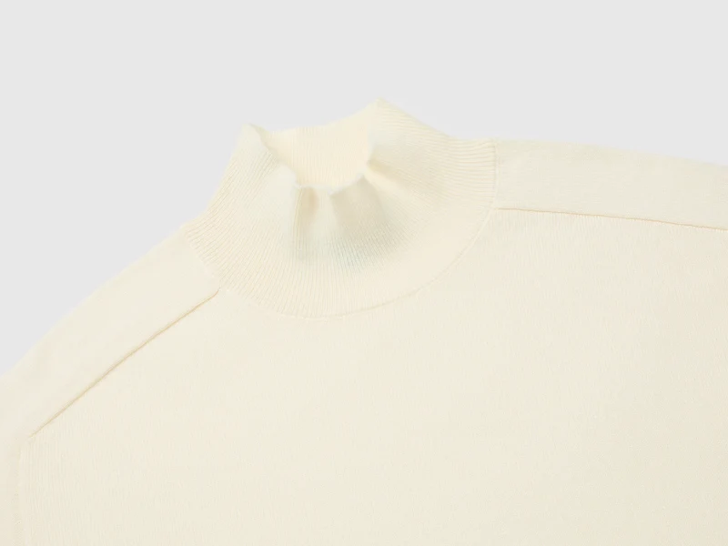 Rollkragenpullover aus Kaschmirmischung