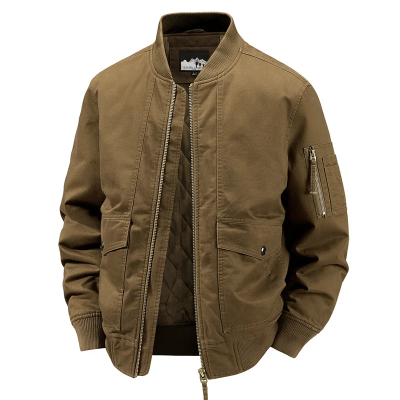 Elegant Cotton Bomber Jacket