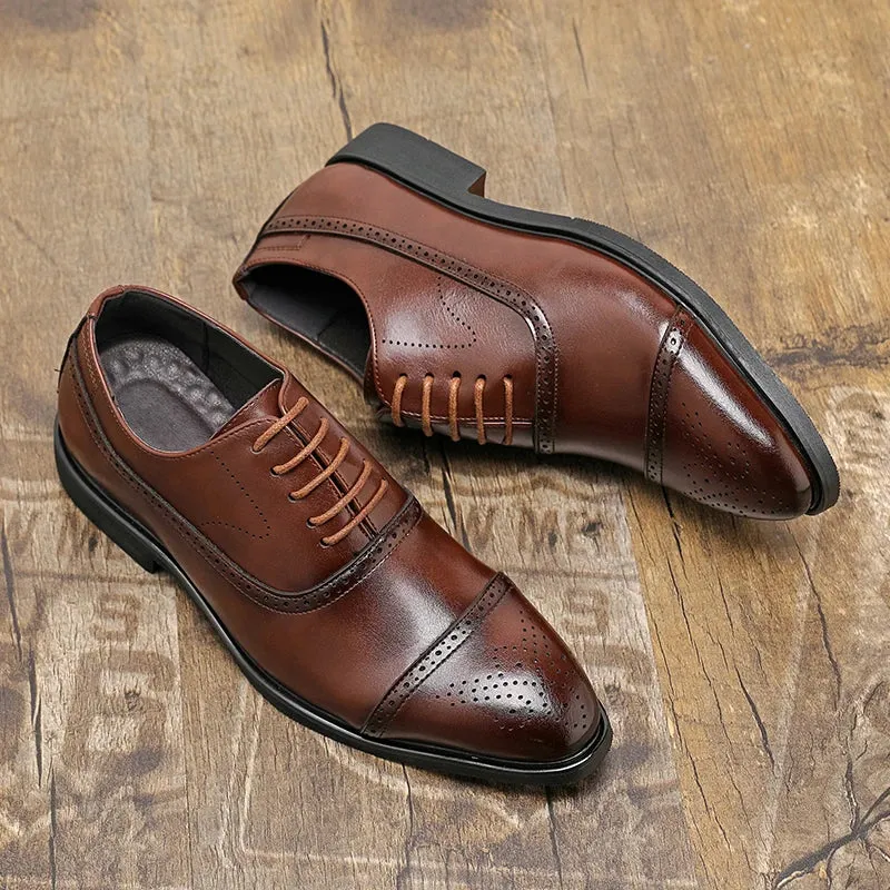 Chic Leather Oxford Shoes