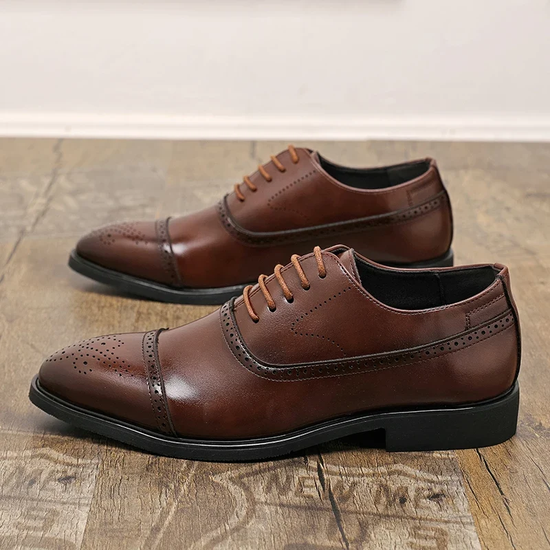 Chic Leather Oxford Shoes