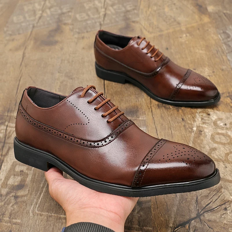 Chic Leather Oxford Shoes