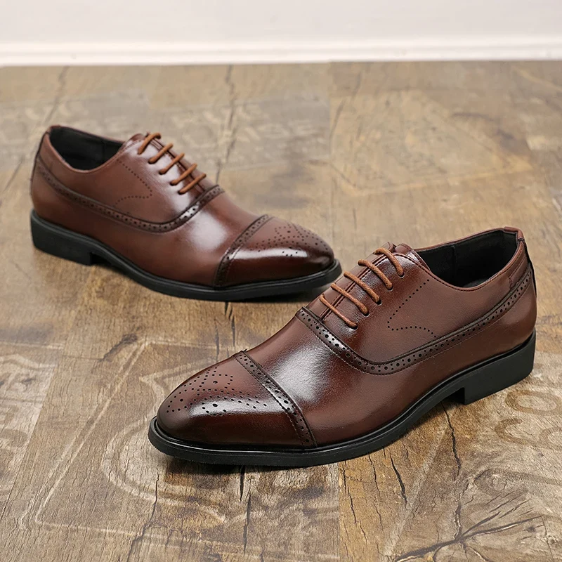 Chic Leather Oxford Shoes