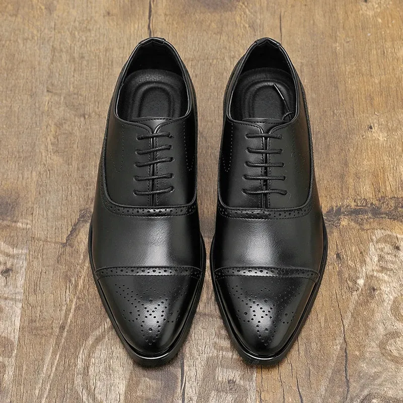 Chic Leather Oxford Shoes