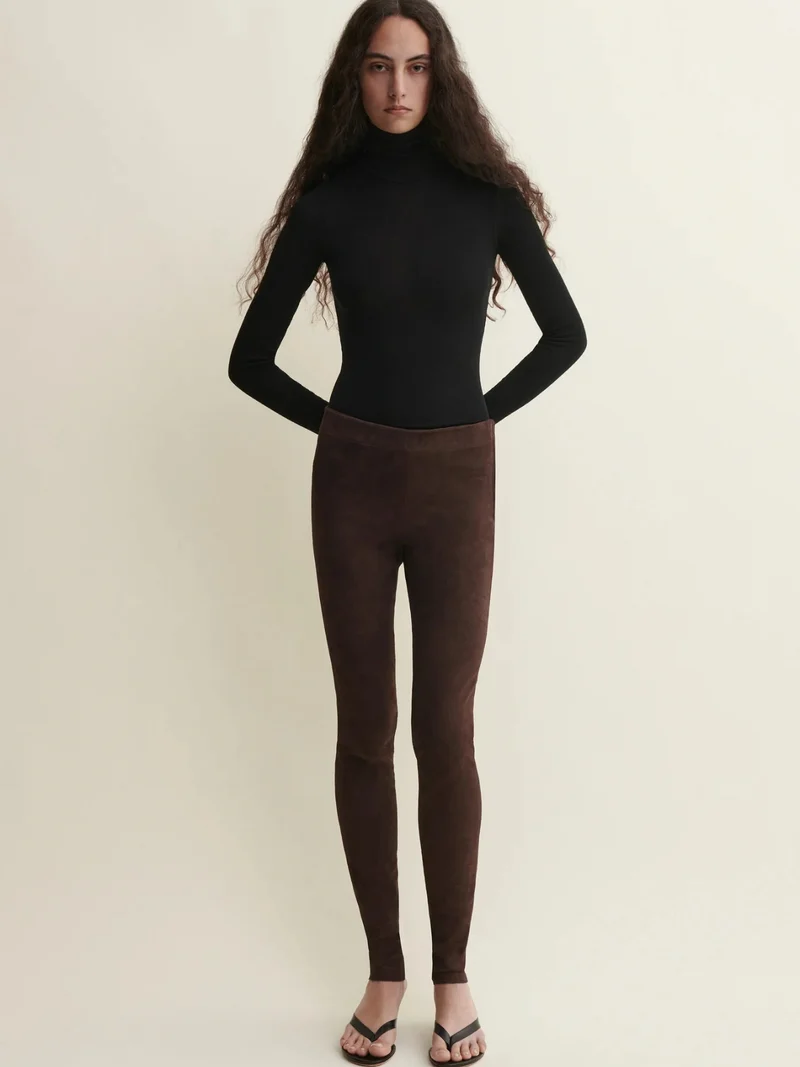 ROCHE Stretch Suede Lederhose
