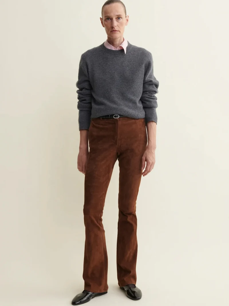 Lucia Stretch Suede Lederhose