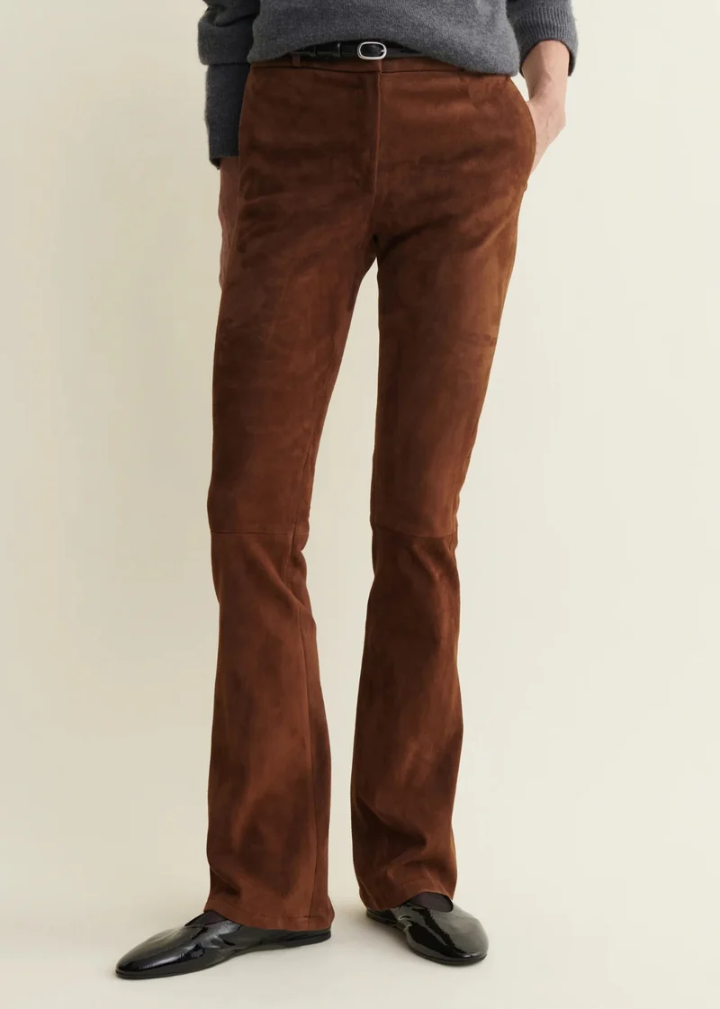 Lucia Stretch Suede Lederhose